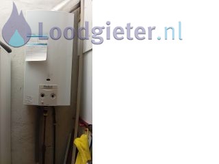 Loodgieter Zwolle Oude geiser vervangen voor een elektrische 80L boiler